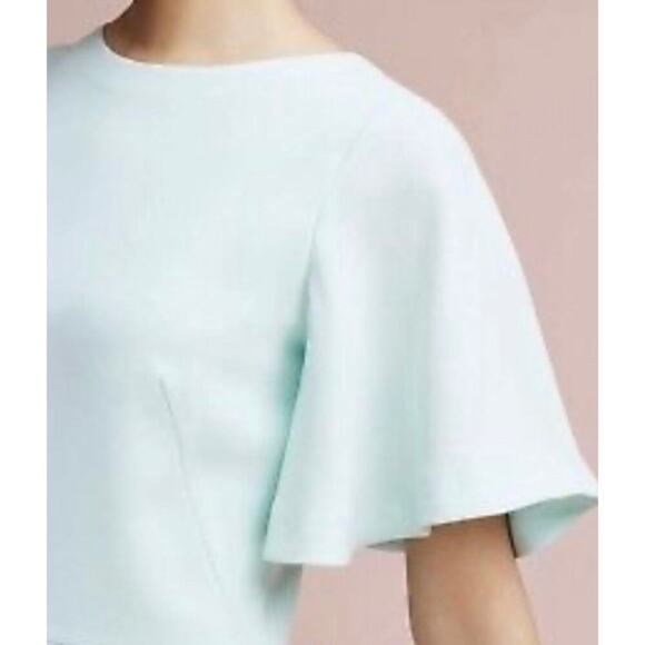 NWT Shoshanna Lovisa Mint Flutter Sleeve A-Line Dress, 8 - Picture 3 of 10